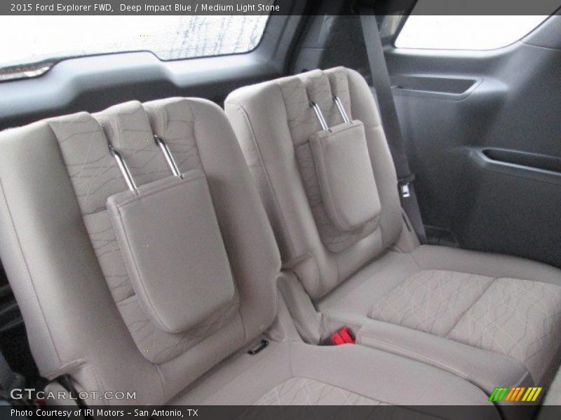 Deep Impact Blue / Medium Light Stone 2015 Ford Explorer FWD