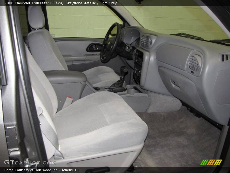 Graystone Metallic / Light Gray 2008 Chevrolet TrailBlazer LT 4x4