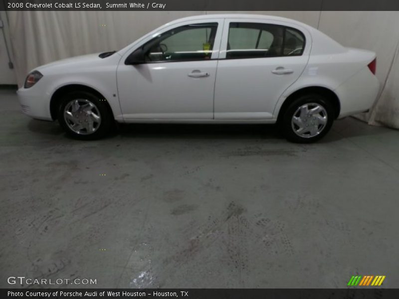 Summit White / Gray 2008 Chevrolet Cobalt LS Sedan