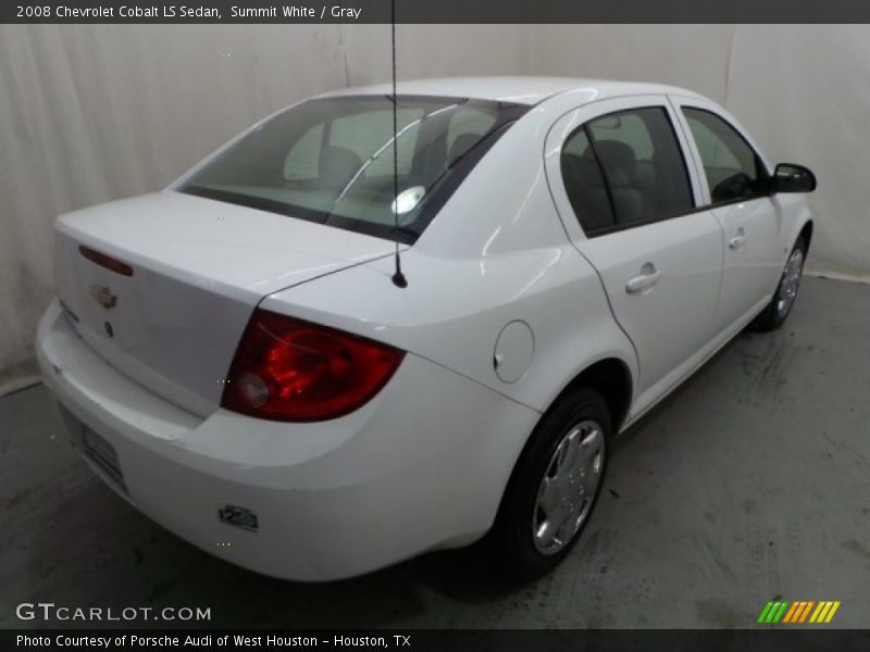 Summit White / Gray 2008 Chevrolet Cobalt LS Sedan