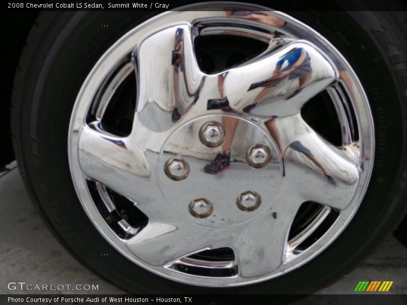 Summit White / Gray 2008 Chevrolet Cobalt LS Sedan