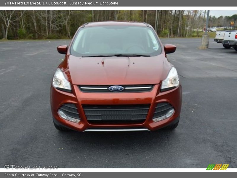 Sunset / Medium Light Stone 2014 Ford Escape SE 1.6L EcoBoost