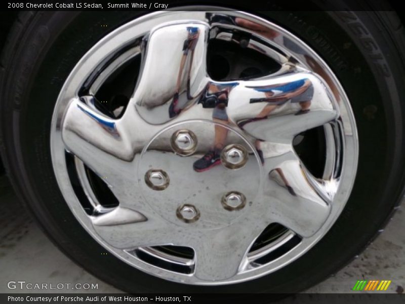 Summit White / Gray 2008 Chevrolet Cobalt LS Sedan