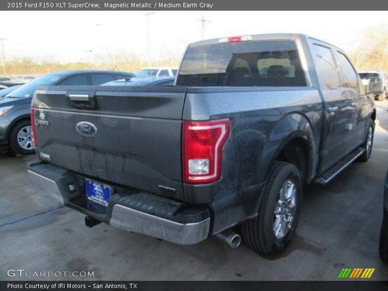 Magnetic Metallic / Medium Earth Gray 2015 Ford F150 XLT SuperCrew