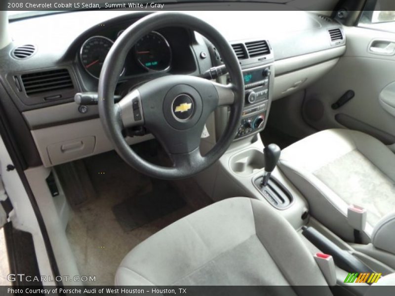 Summit White / Gray 2008 Chevrolet Cobalt LS Sedan