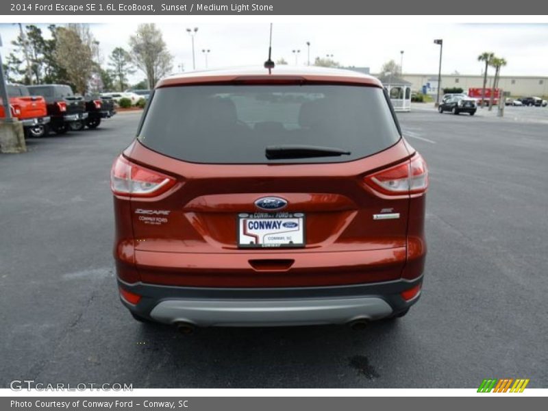 Sunset / Medium Light Stone 2014 Ford Escape SE 1.6L EcoBoost
