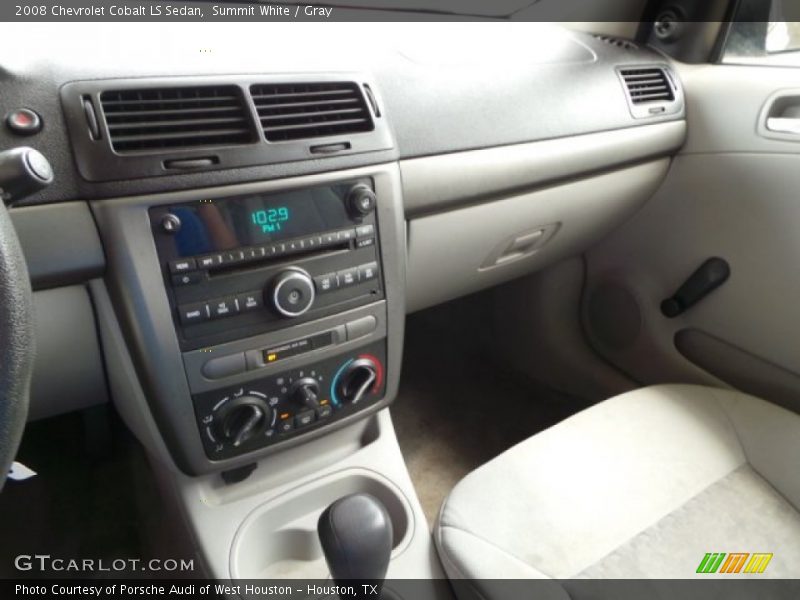 Summit White / Gray 2008 Chevrolet Cobalt LS Sedan