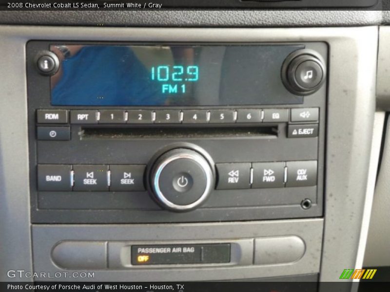 Summit White / Gray 2008 Chevrolet Cobalt LS Sedan