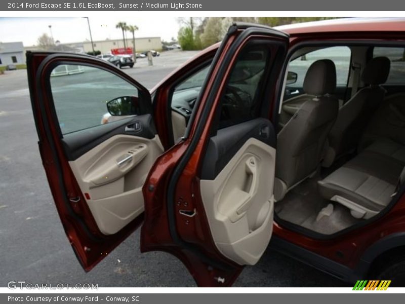 Sunset / Medium Light Stone 2014 Ford Escape SE 1.6L EcoBoost