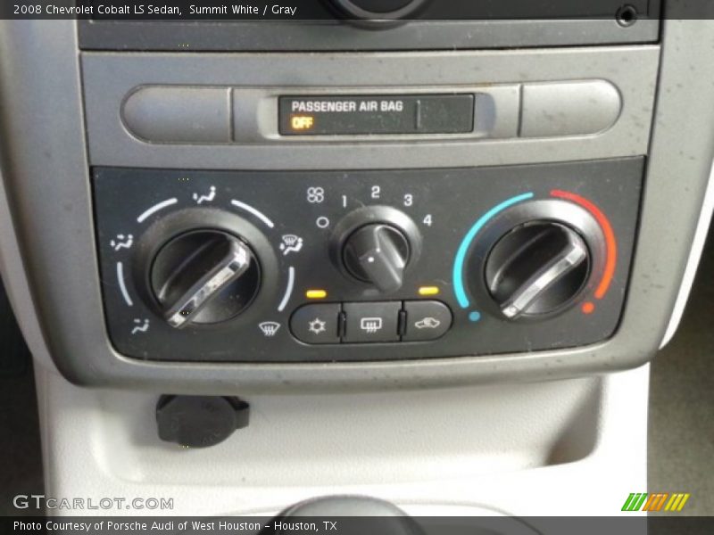 Summit White / Gray 2008 Chevrolet Cobalt LS Sedan