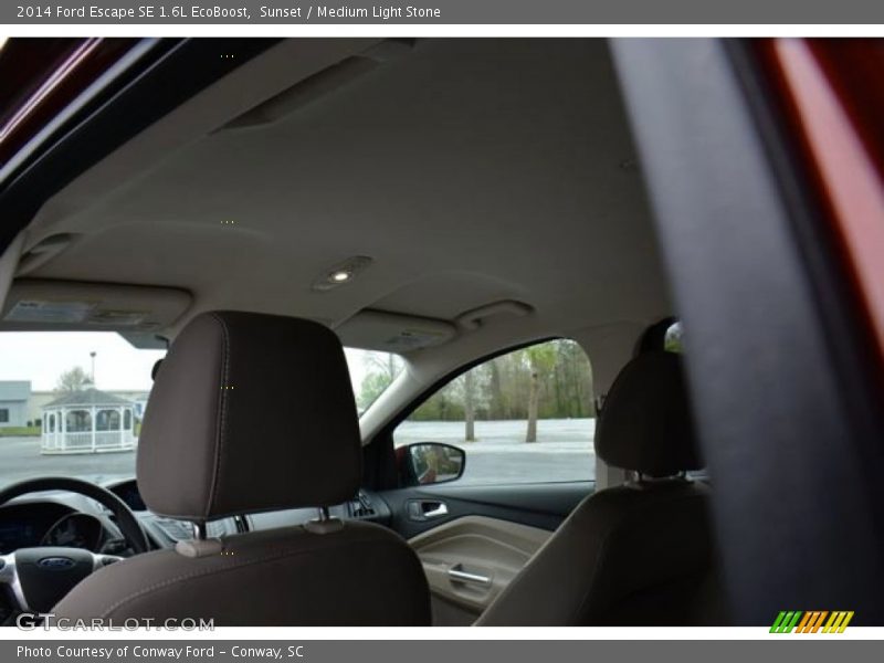 Sunset / Medium Light Stone 2014 Ford Escape SE 1.6L EcoBoost