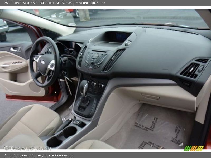 Sunset / Medium Light Stone 2014 Ford Escape SE 1.6L EcoBoost