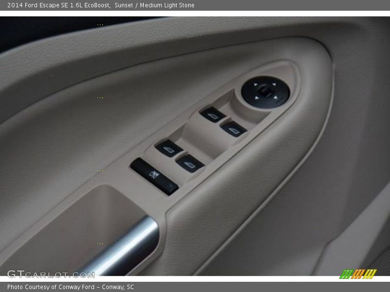 Sunset / Medium Light Stone 2014 Ford Escape SE 1.6L EcoBoost
