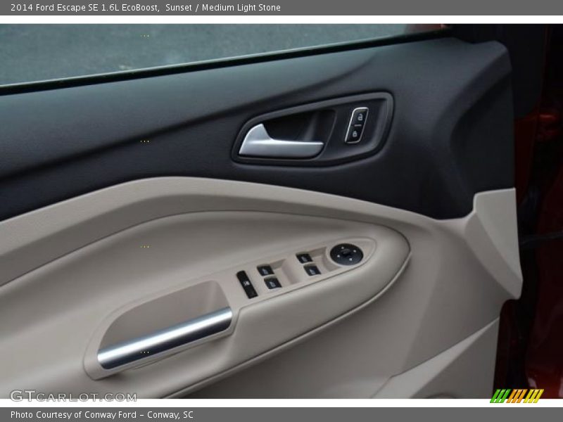 Sunset / Medium Light Stone 2014 Ford Escape SE 1.6L EcoBoost