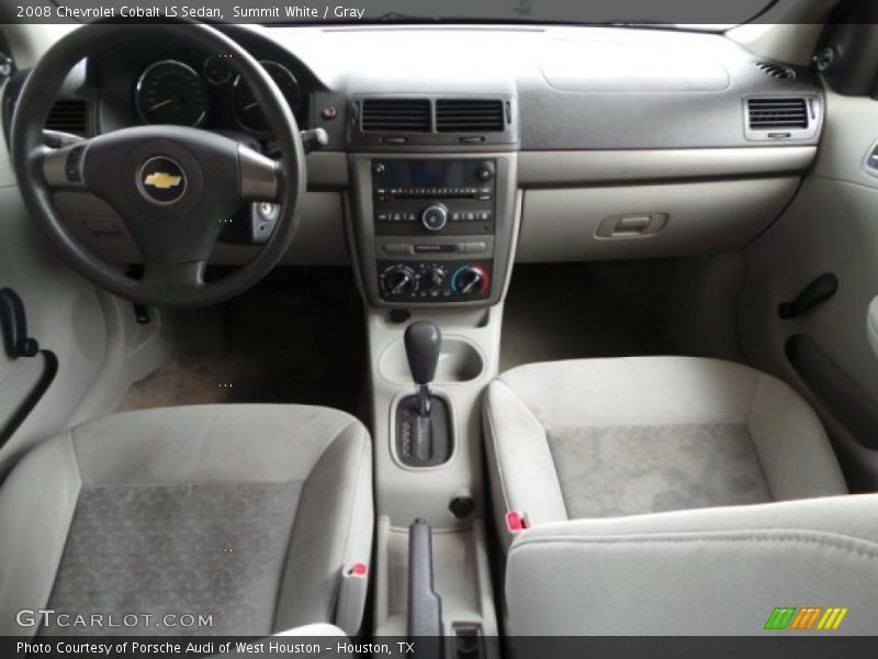 Summit White / Gray 2008 Chevrolet Cobalt LS Sedan