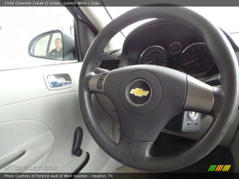 Summit White / Gray 2008 Chevrolet Cobalt LS Sedan