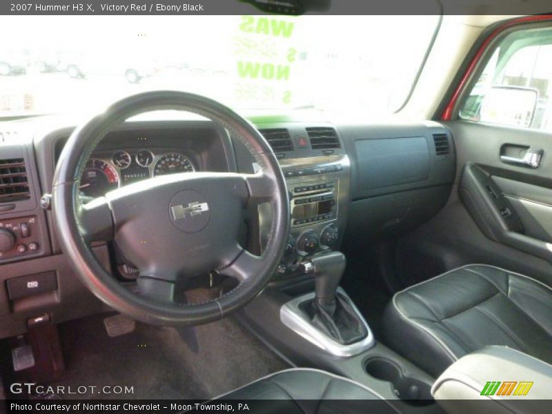 Victory Red / Ebony Black 2007 Hummer H3 X