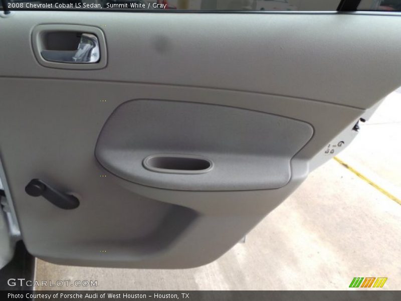 Summit White / Gray 2008 Chevrolet Cobalt LS Sedan
