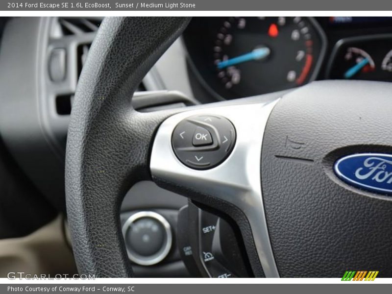 Sunset / Medium Light Stone 2014 Ford Escape SE 1.6L EcoBoost