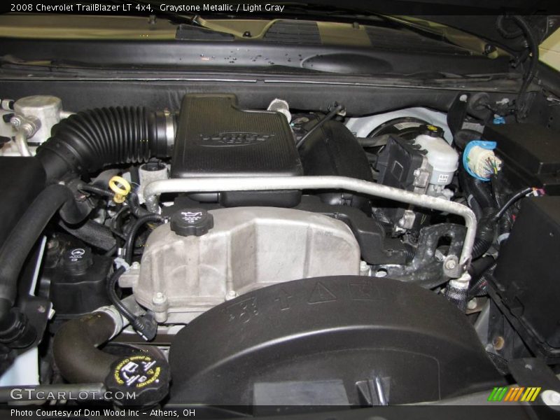 Graystone Metallic / Light Gray 2008 Chevrolet TrailBlazer LT 4x4