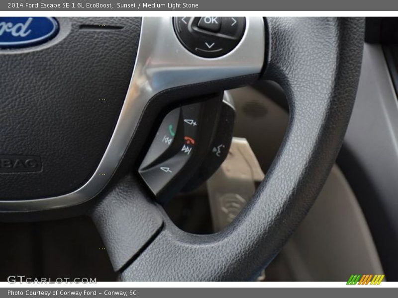 Sunset / Medium Light Stone 2014 Ford Escape SE 1.6L EcoBoost