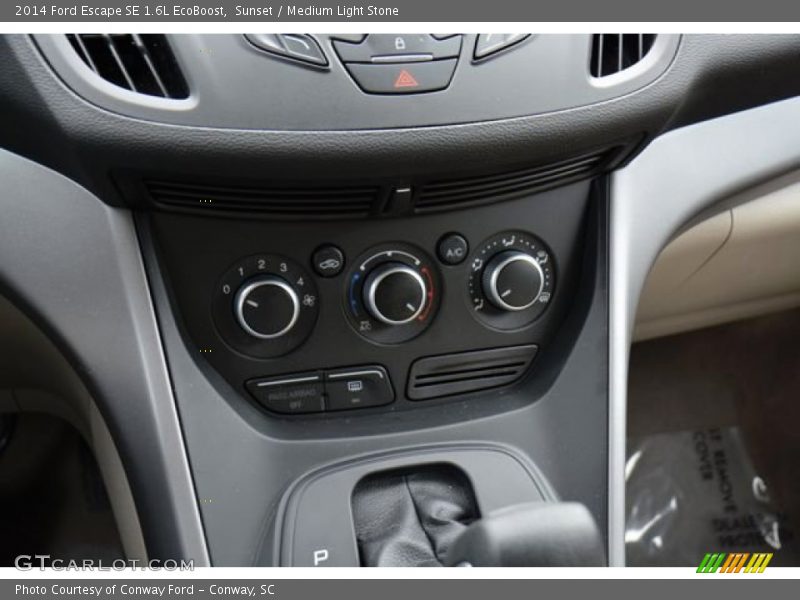 Sunset / Medium Light Stone 2014 Ford Escape SE 1.6L EcoBoost