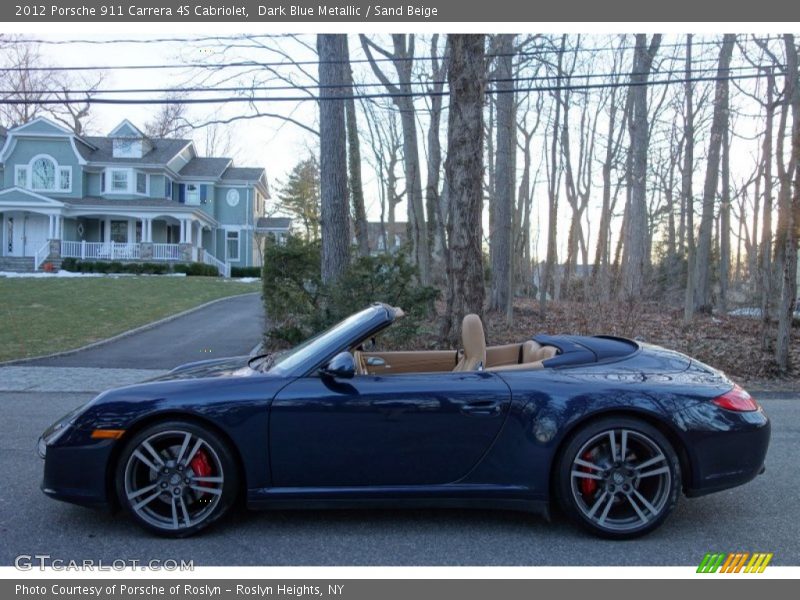  2012 911 Carrera 4S Cabriolet Dark Blue Metallic