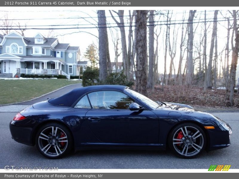  2012 911 Carrera 4S Cabriolet Dark Blue Metallic