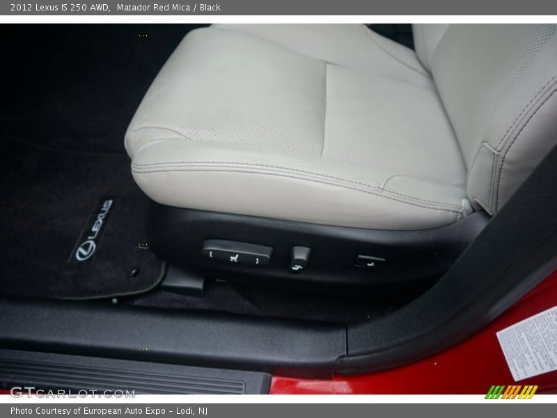 Matador Red Mica / Black 2012 Lexus IS 250 AWD
