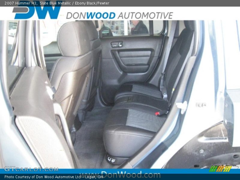 Slate Blue Metallic / Ebony Black/Pewter 2007 Hummer H3