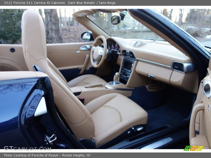  2012 911 Carrera 4S Cabriolet Sand Beige Interior