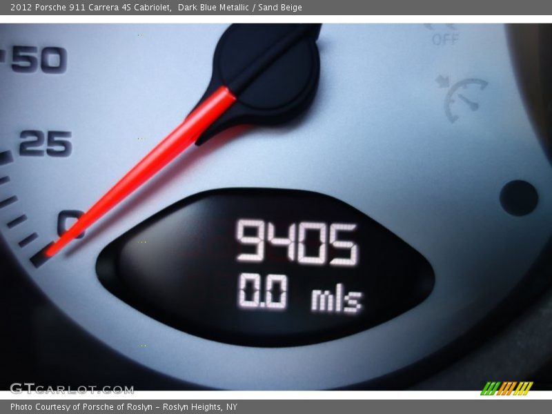 Dark Blue Metallic / Sand Beige 2012 Porsche 911 Carrera 4S Cabriolet