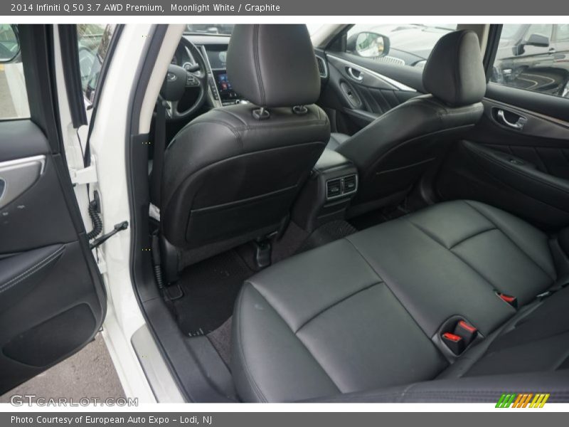 Moonlight White / Graphite 2014 Infiniti Q 50 3.7 AWD Premium