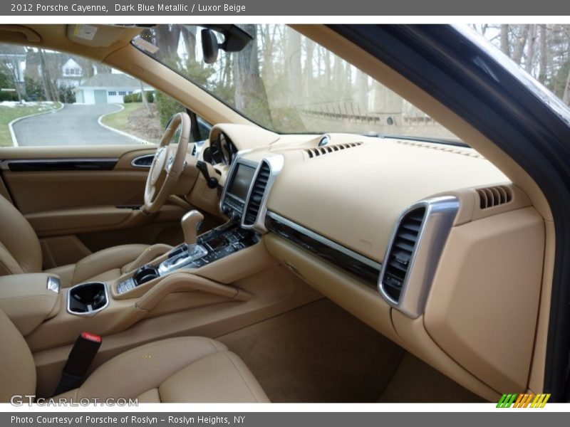 Dark Blue Metallic / Luxor Beige 2012 Porsche Cayenne