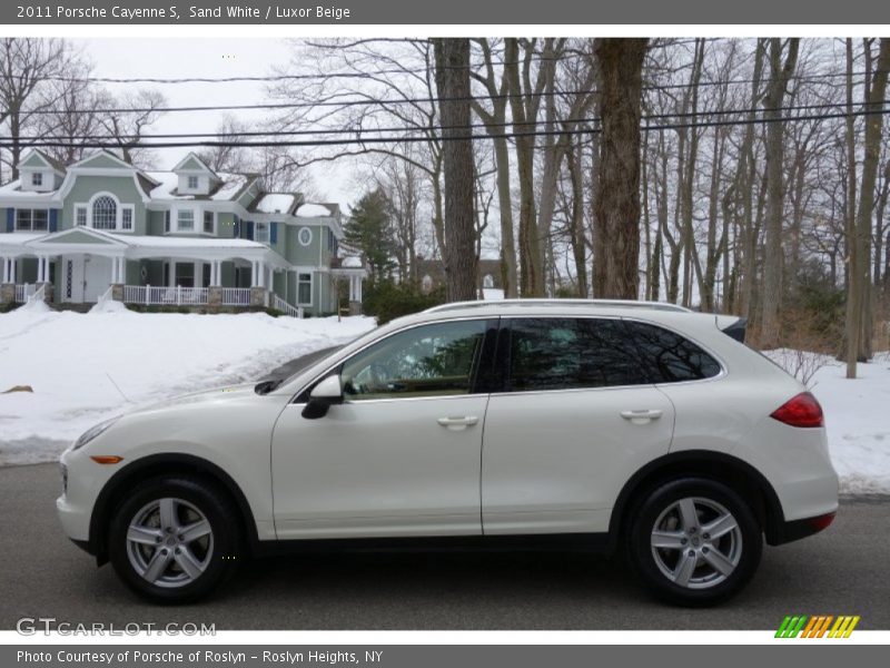 Sand White / Luxor Beige 2011 Porsche Cayenne S