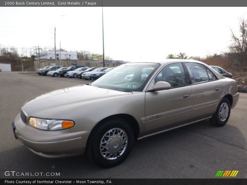 Gold Metallic / Taupe 2000 Buick Century Limited