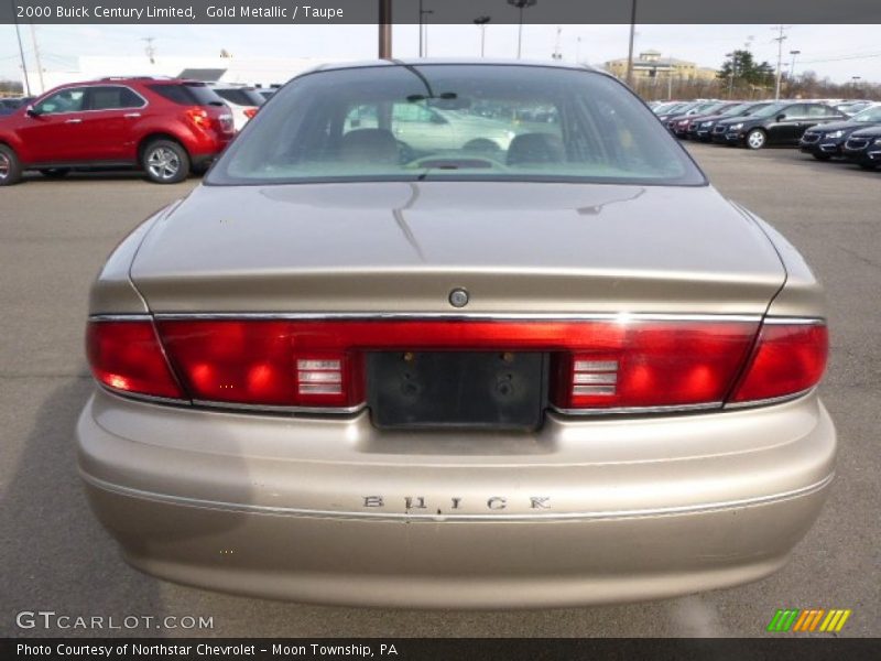 Gold Metallic / Taupe 2000 Buick Century Limited