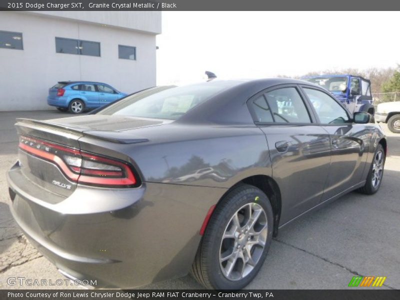 Granite Crystal Metallic / Black 2015 Dodge Charger SXT