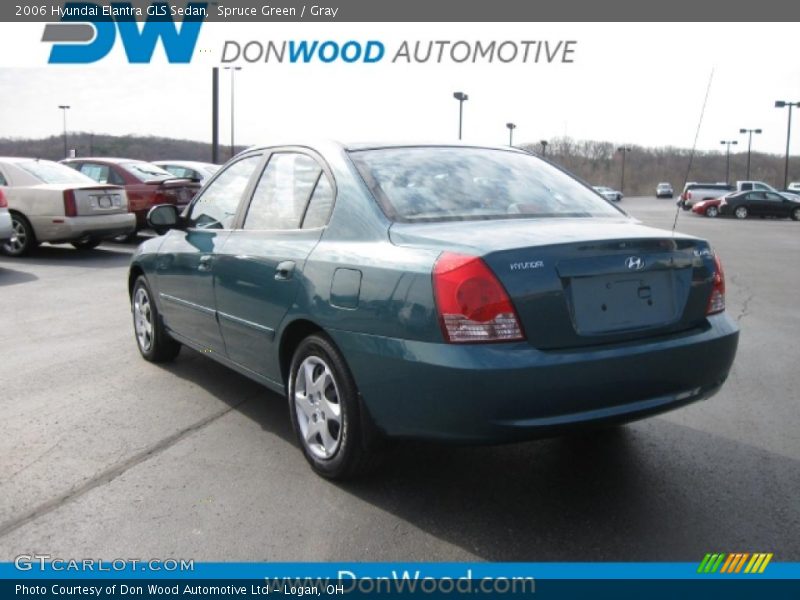 Spruce Green / Gray 2006 Hyundai Elantra GLS Sedan