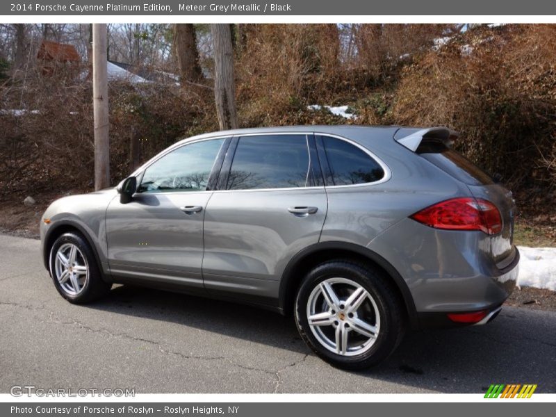 Meteor Grey Metallic / Black 2014 Porsche Cayenne Platinum Edition