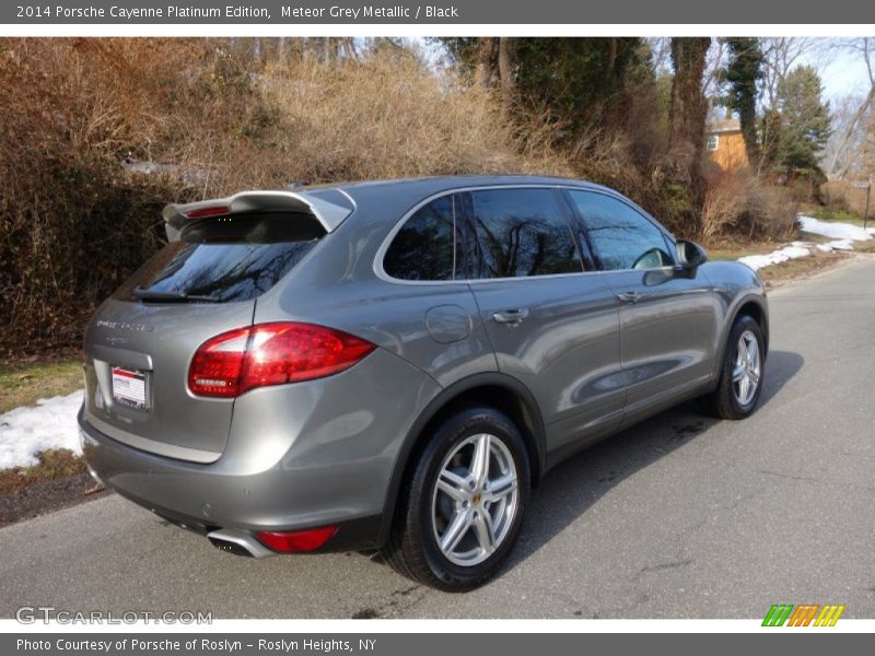 Meteor Grey Metallic / Black 2014 Porsche Cayenne Platinum Edition