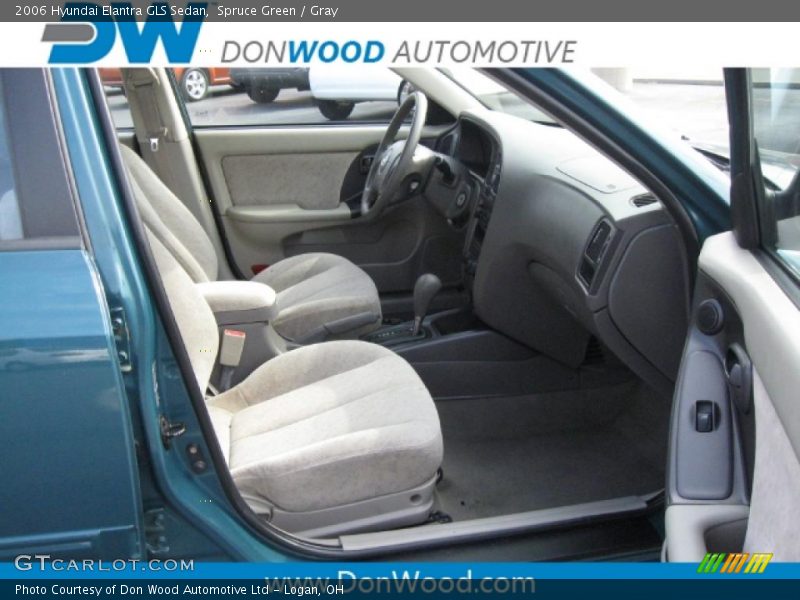 Spruce Green / Gray 2006 Hyundai Elantra GLS Sedan
