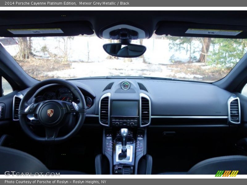 Meteor Grey Metallic / Black 2014 Porsche Cayenne Platinum Edition