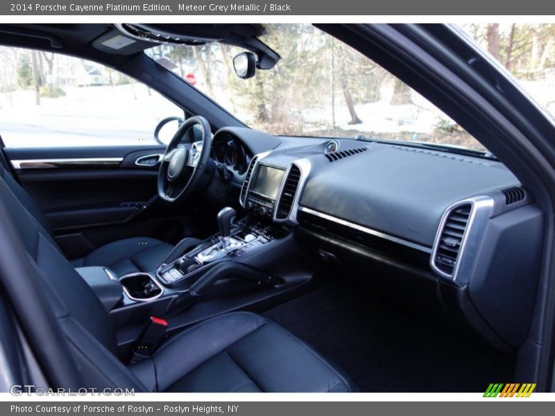 Meteor Grey Metallic / Black 2014 Porsche Cayenne Platinum Edition
