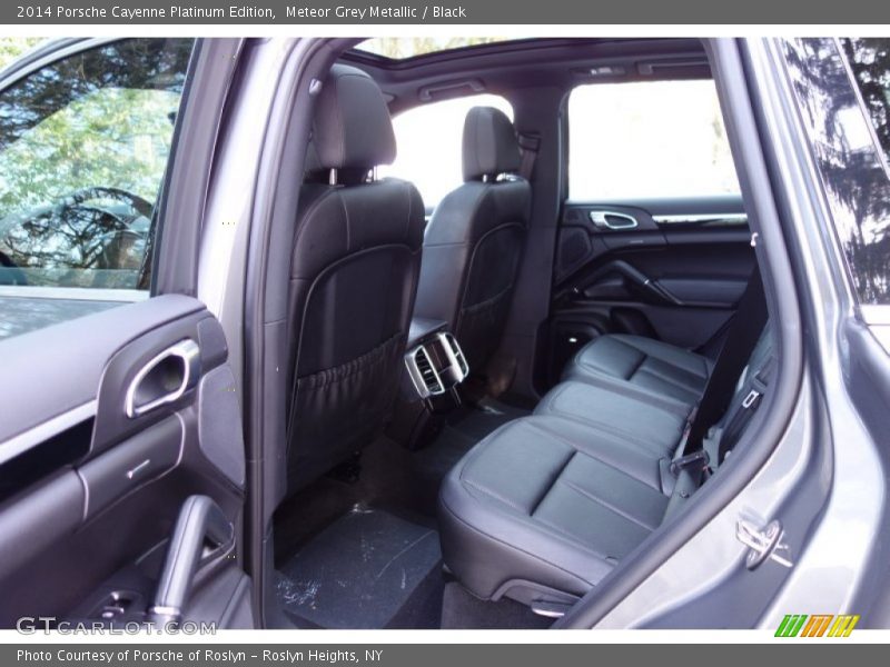 Meteor Grey Metallic / Black 2014 Porsche Cayenne Platinum Edition