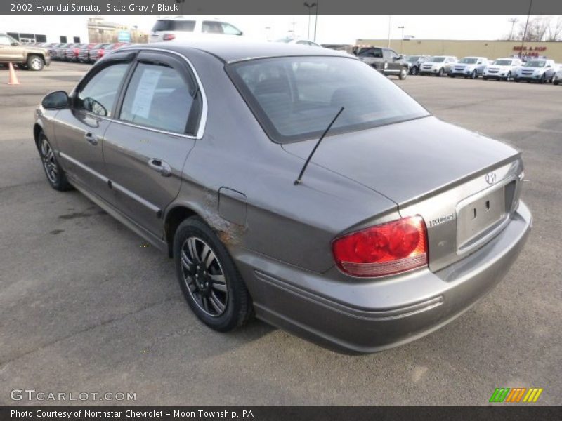 Slate Gray / Black 2002 Hyundai Sonata