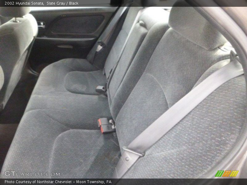 Slate Gray / Black 2002 Hyundai Sonata