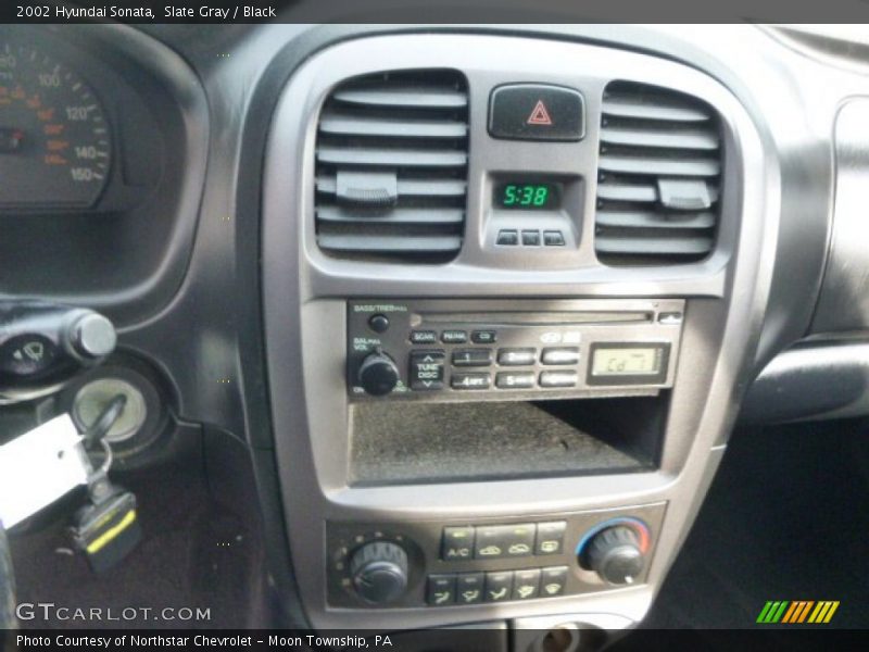 Slate Gray / Black 2002 Hyundai Sonata