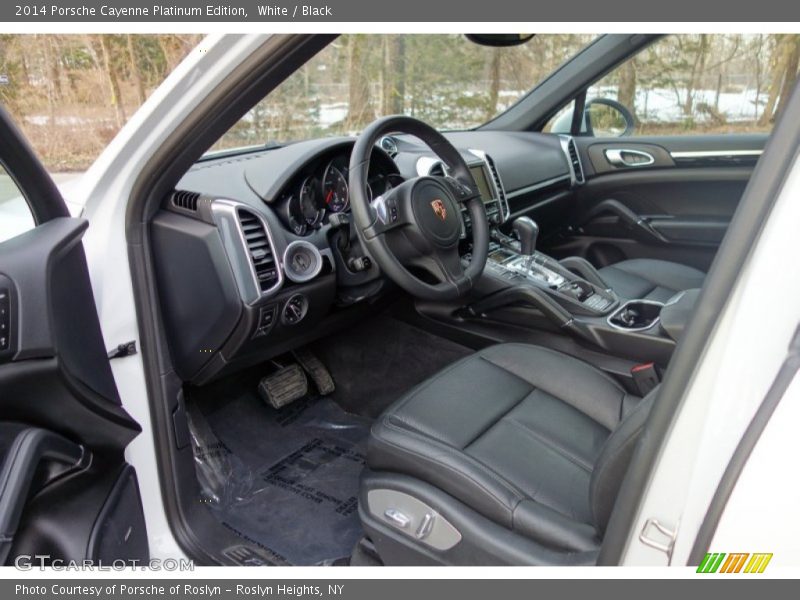 White / Black 2014 Porsche Cayenne Platinum Edition