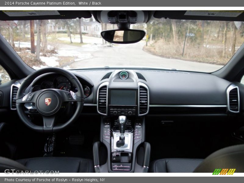 White / Black 2014 Porsche Cayenne Platinum Edition